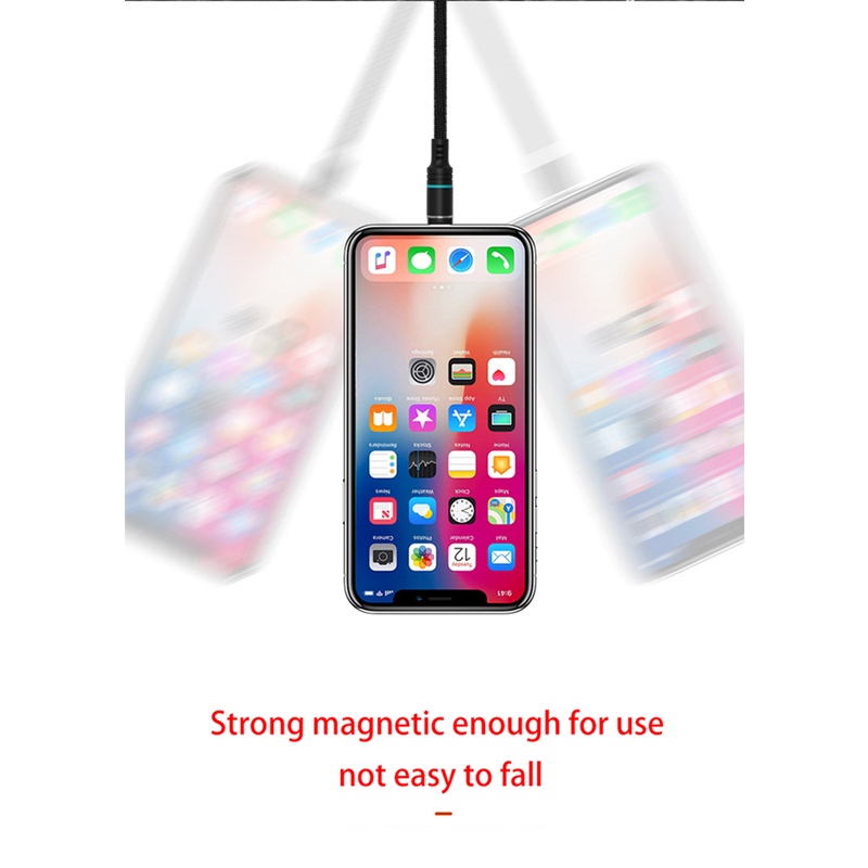 CORN  360° Magnetik Cepat Pengisian Daya Kabel Untuk iPhone/Micro/Type C Kabel Data Charger Magnetic