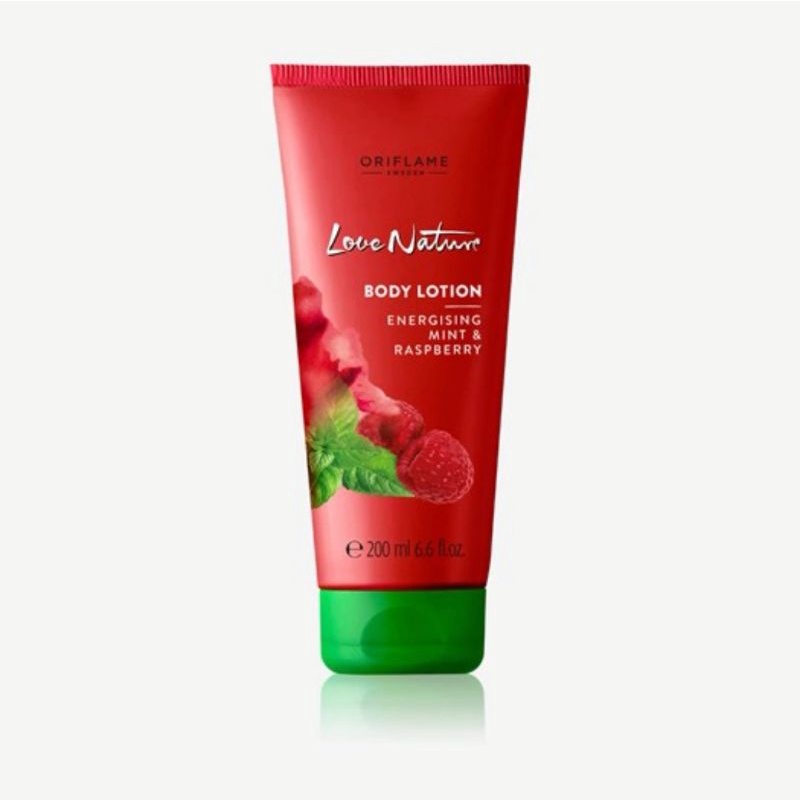 Love Nature Body Lotion Energising Mint & Raspberry