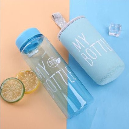 [1KILO ISI 10PCS FULL COLOR BENING] NEW Botol Minum My Bottle FULL COLOUR Free Pouch Busa