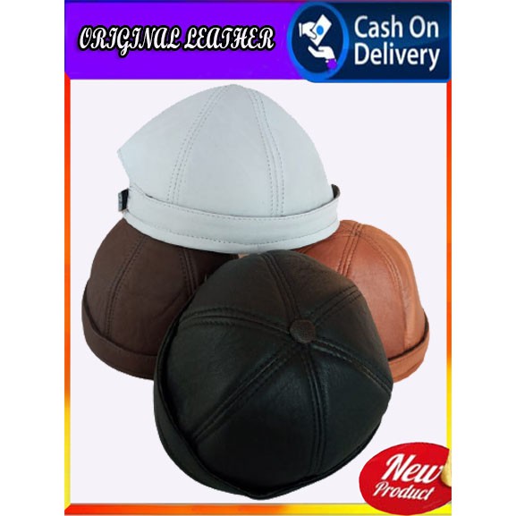 Topi Miki Hat Kulit Topi Peci Kulit Mikihat Kopeah peci Kulit