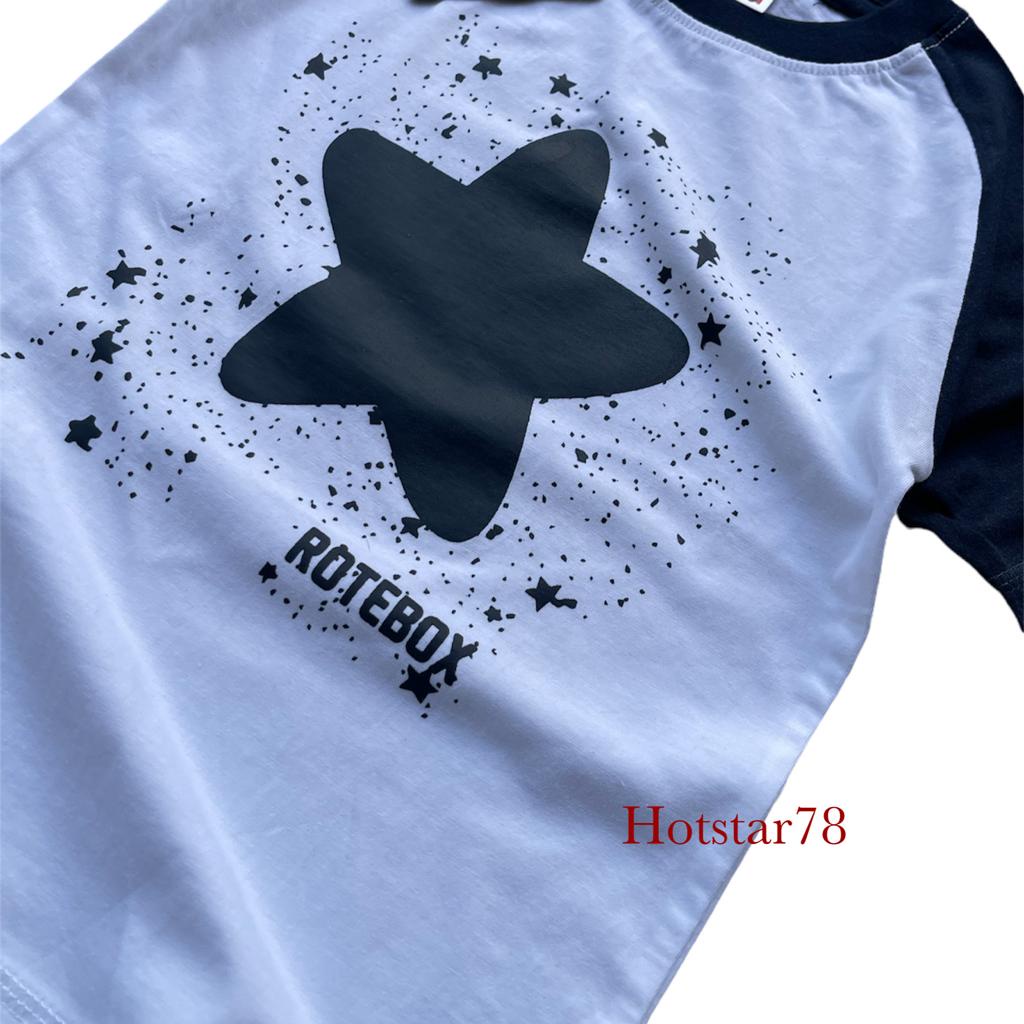 Rotebox Baju Kaos Oblong Distro Anak Laki Laki Umur 1-12 Tahun Bahan Katun