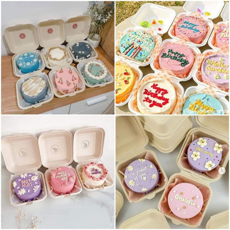 Loyang Korean Mini Cake/Cetakan Bulat Mini Alumunium Plat Tebal