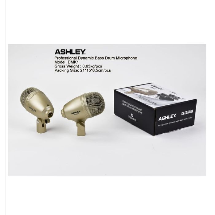 MIC DRUM KICK BASS ASHLEY DMK1 ORIGINAL