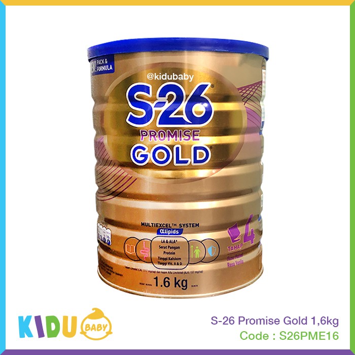 Susu Anak 4-10 Tahun S26 Promise Gold 1600gr / Promise Gold 1,6kg