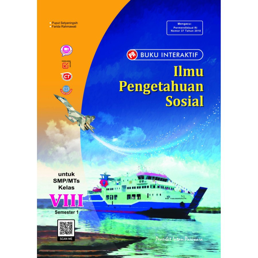 BUKU PR/LKS INTERAKTIF SMP KELAS 8 INTAN PARIWARA SEMUA MAPEL-IPS SMT 1