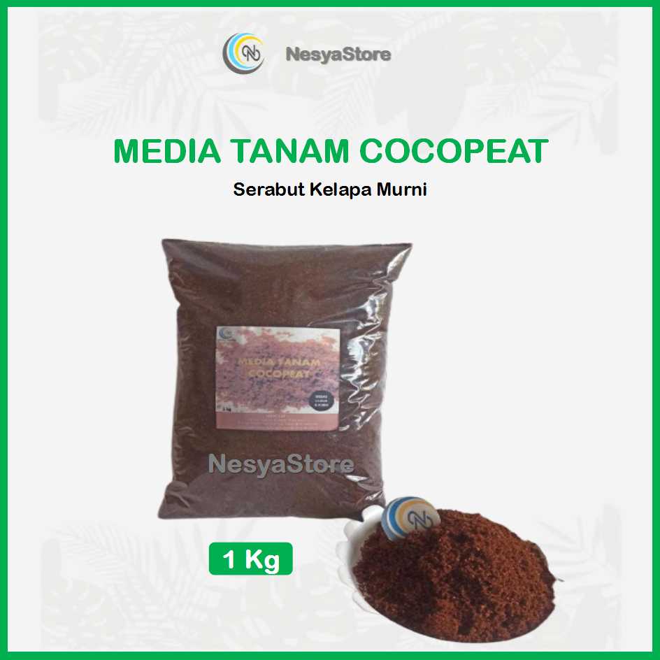 Cocopit Cocopeat Media Tanam Serabut Kelapa Halus Murni 1 kg