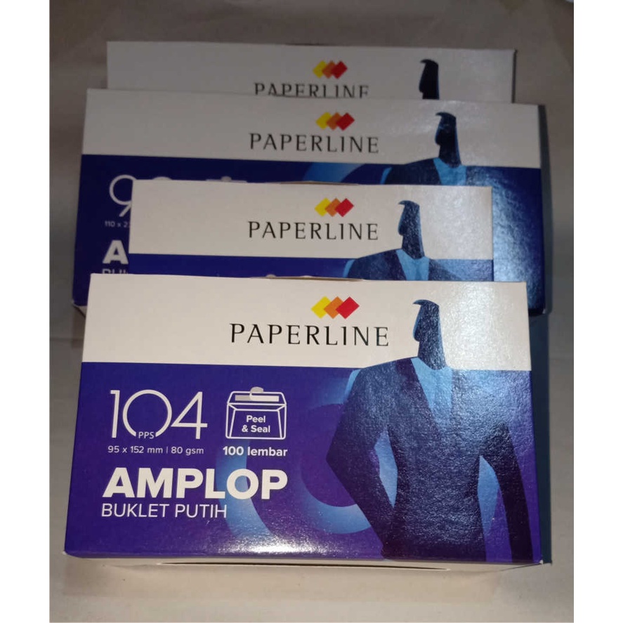 

amplop buklet putih paparline