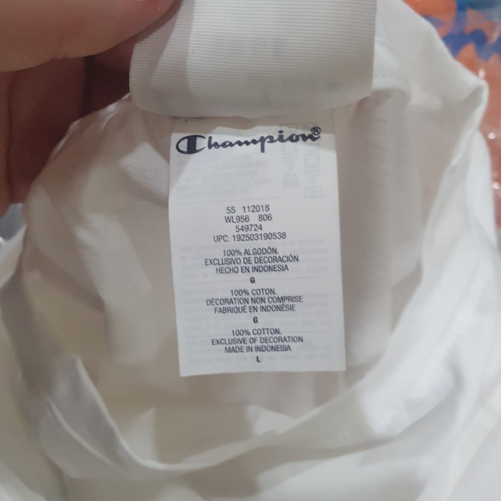 Champion script tee europe market original / champion tee original