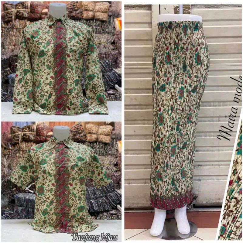 COD PRODUK ORIGINAL ROK PLISKET/BATIK COUPLE/BATIK MOTIF TANJUNG