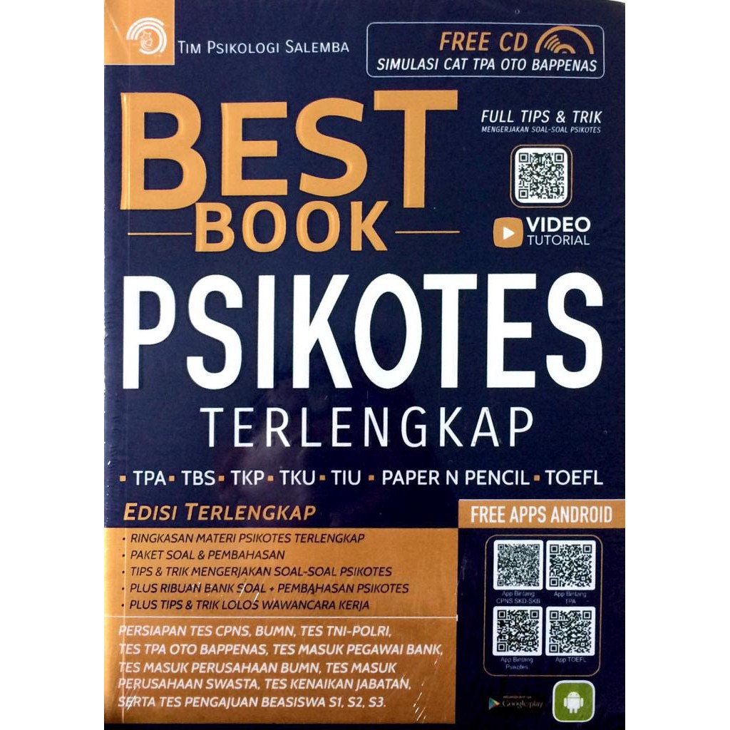 BUKU CPNS, CAT, DAN PPPK 2019-2020-BEST BOOK PSIKOTES T