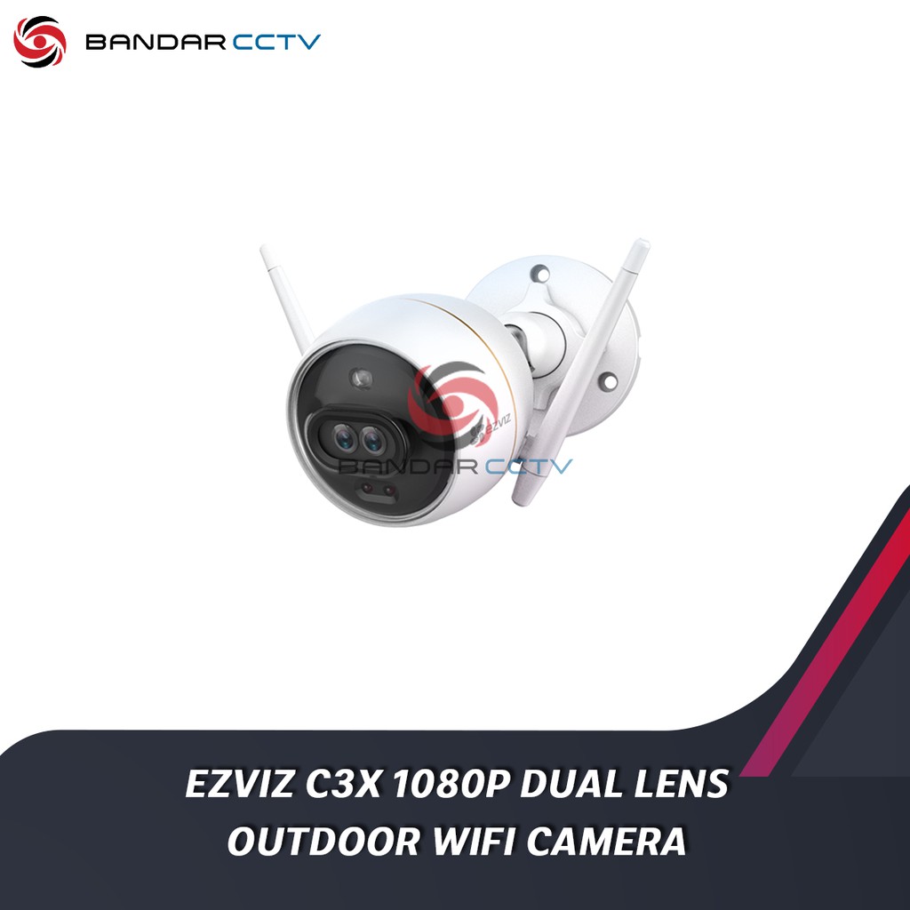 Ezviz C3X 1080P AI Powered Dark Fighter Dual Lens Outdoor Wifi Camera