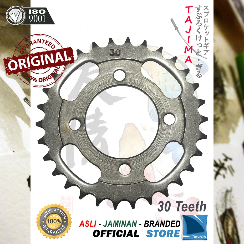 Gigi Tarik 28T ~ 39T HONDA Prima, Grand, Win Gir Belakang - Rear Sprocket Gear TAJIMA