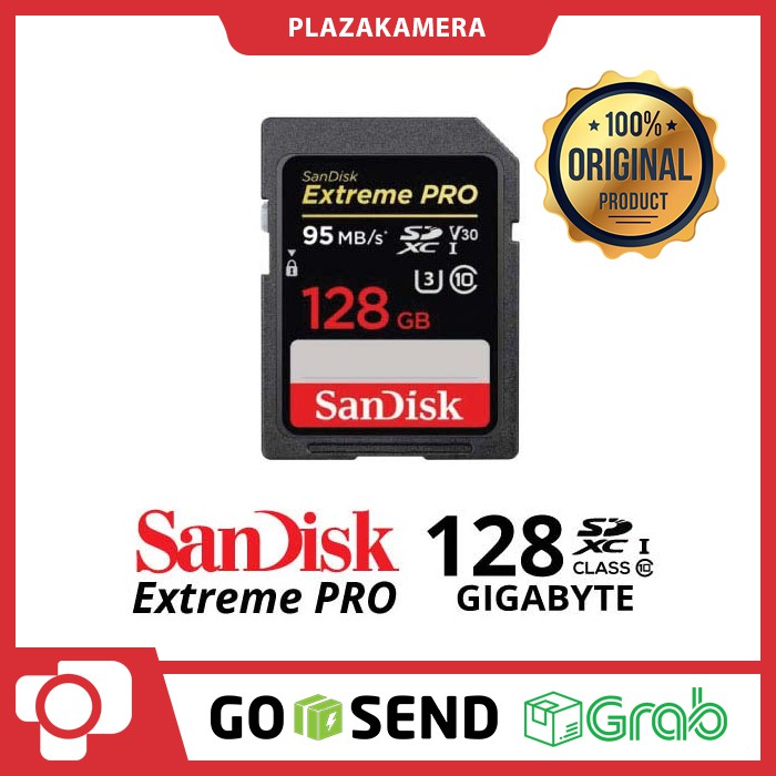 Sandisk Extreme Pro SDXC 95Mb/S – 128GB Memory Card