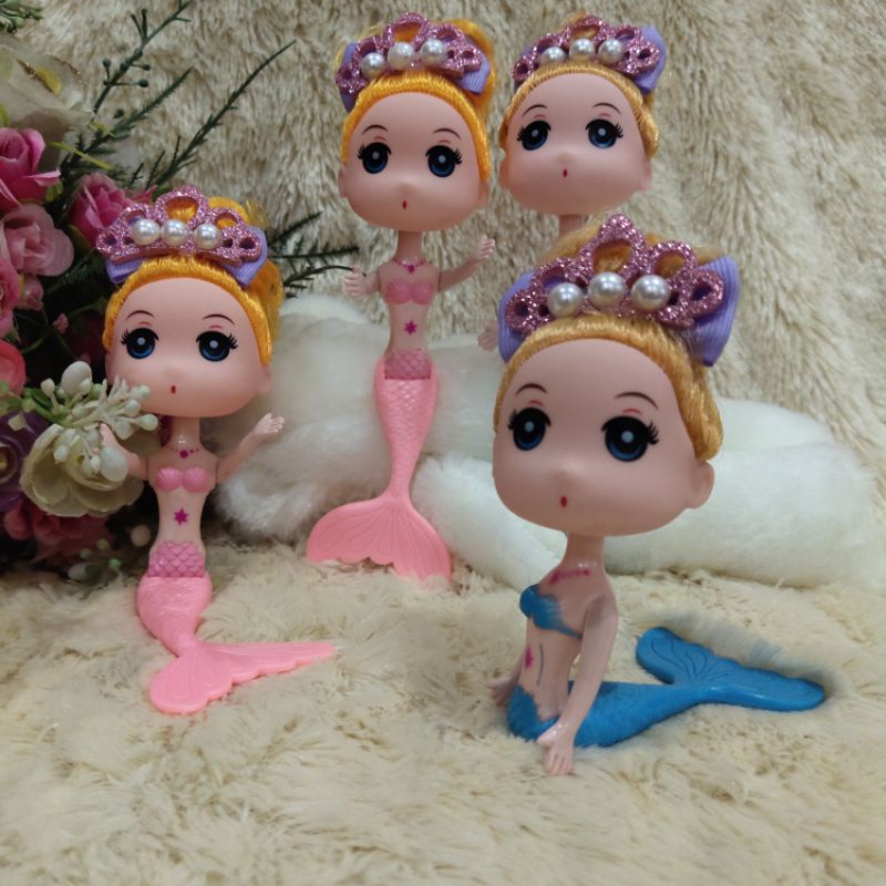 Limited Edition Boneka Mermaid Ikan Duyung 17 cm Cantik