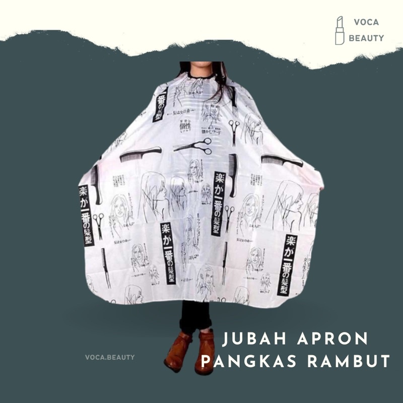 Jual JUBAH APRON KIP PANGKAS RAMBUT CAPE SALON BARBERSHOP | Shopee