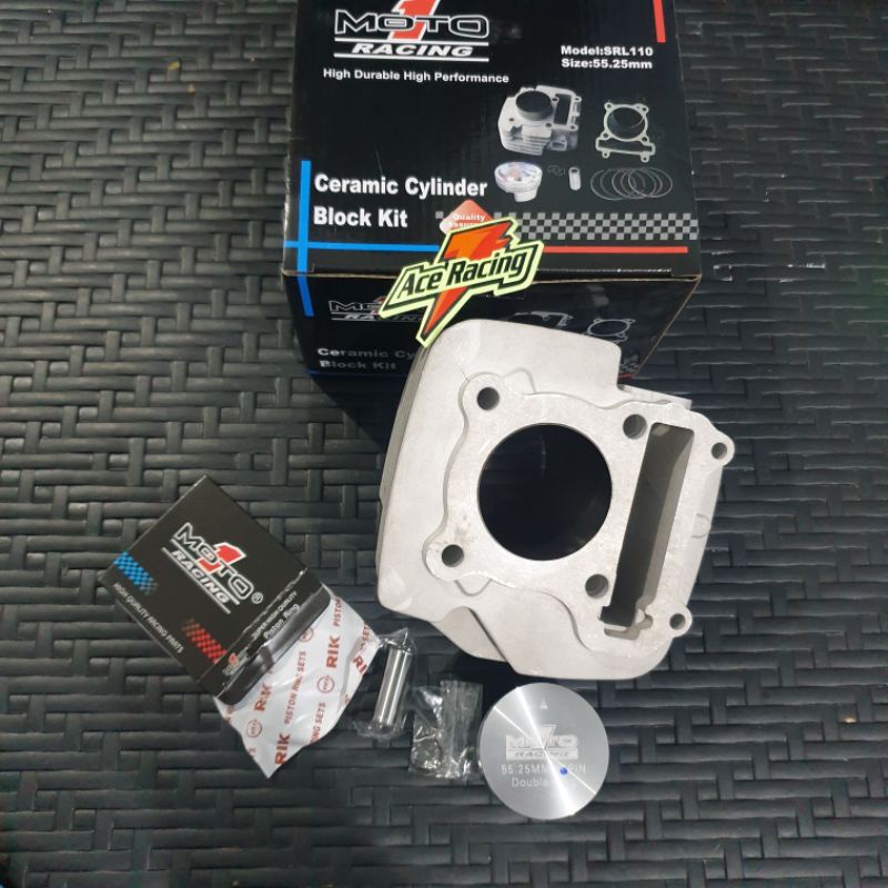 Blok bore up kit set jupiter z 55 25 ceramik piston seher Vega r new forget forging pen pin 13 Moto 