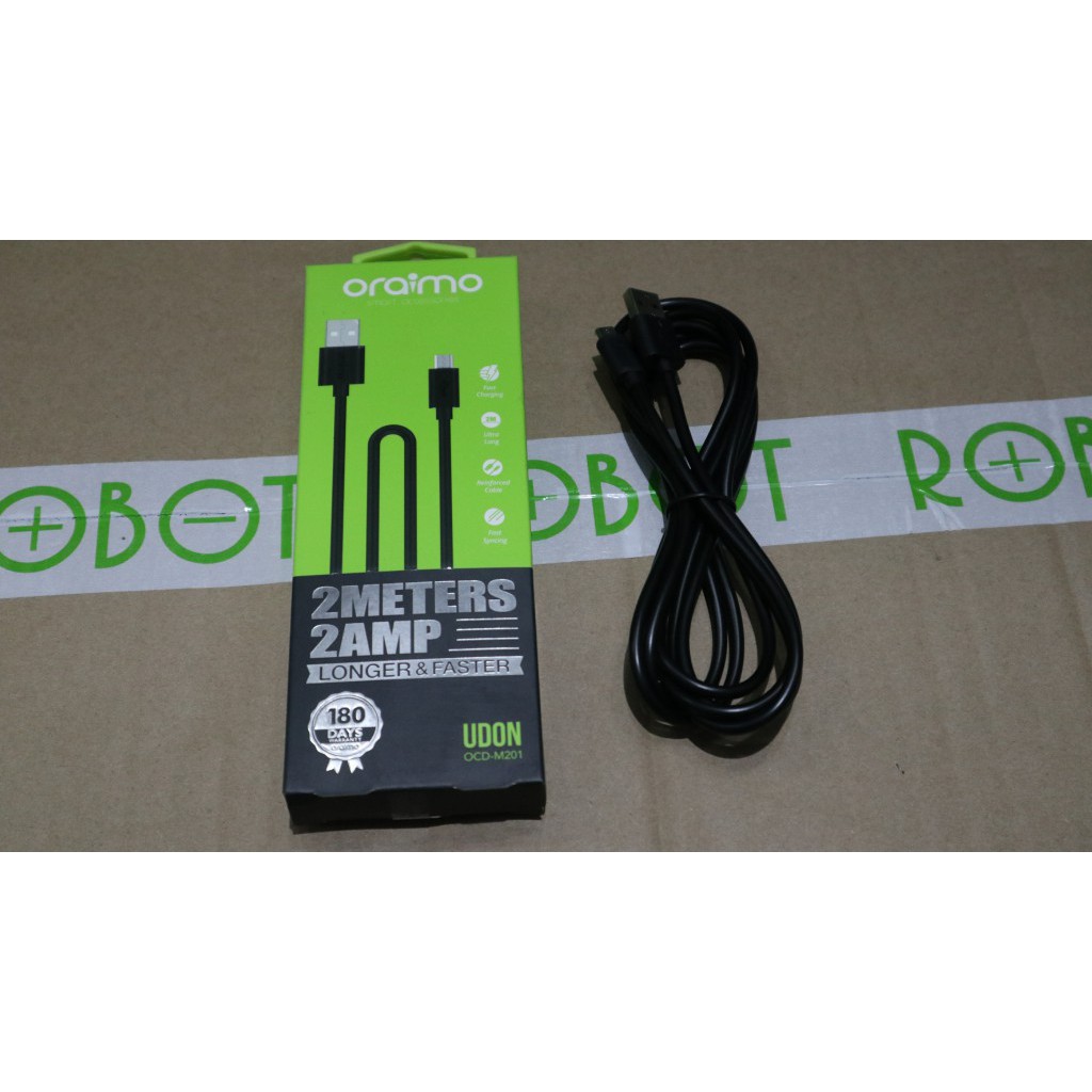 KABEL DATA 2 METER TIPE C ORAIMO OCD-C56 FAST CHARGING GARANSI 1 TH