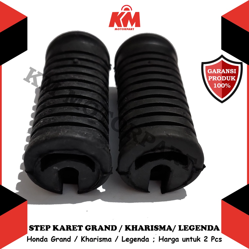 Footstep Depan Honda Grand Legenda Kharisma Karisma Step Karet Barstep Variasi 2 Pcs