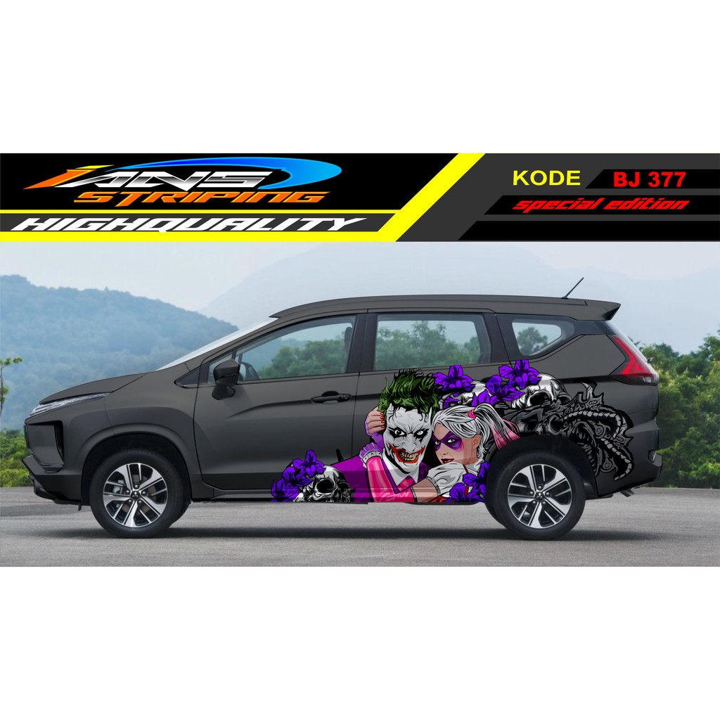 DECAL STICKER MOBIL XPANDER / STIKER MOBIL INNOVA, PAJERO, FORTUNER, XENIA / VARIASI MOBIL STIKER