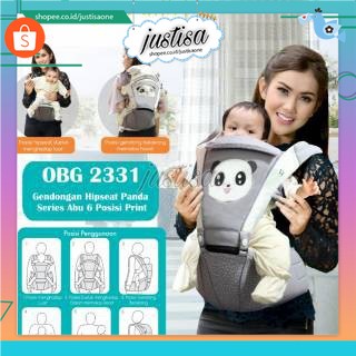 Promo !! SALE GENDONGAN HIPSEAT OMILAND 6IN1 PANDA SERIES GENDONGAN MURAH OBG 2331