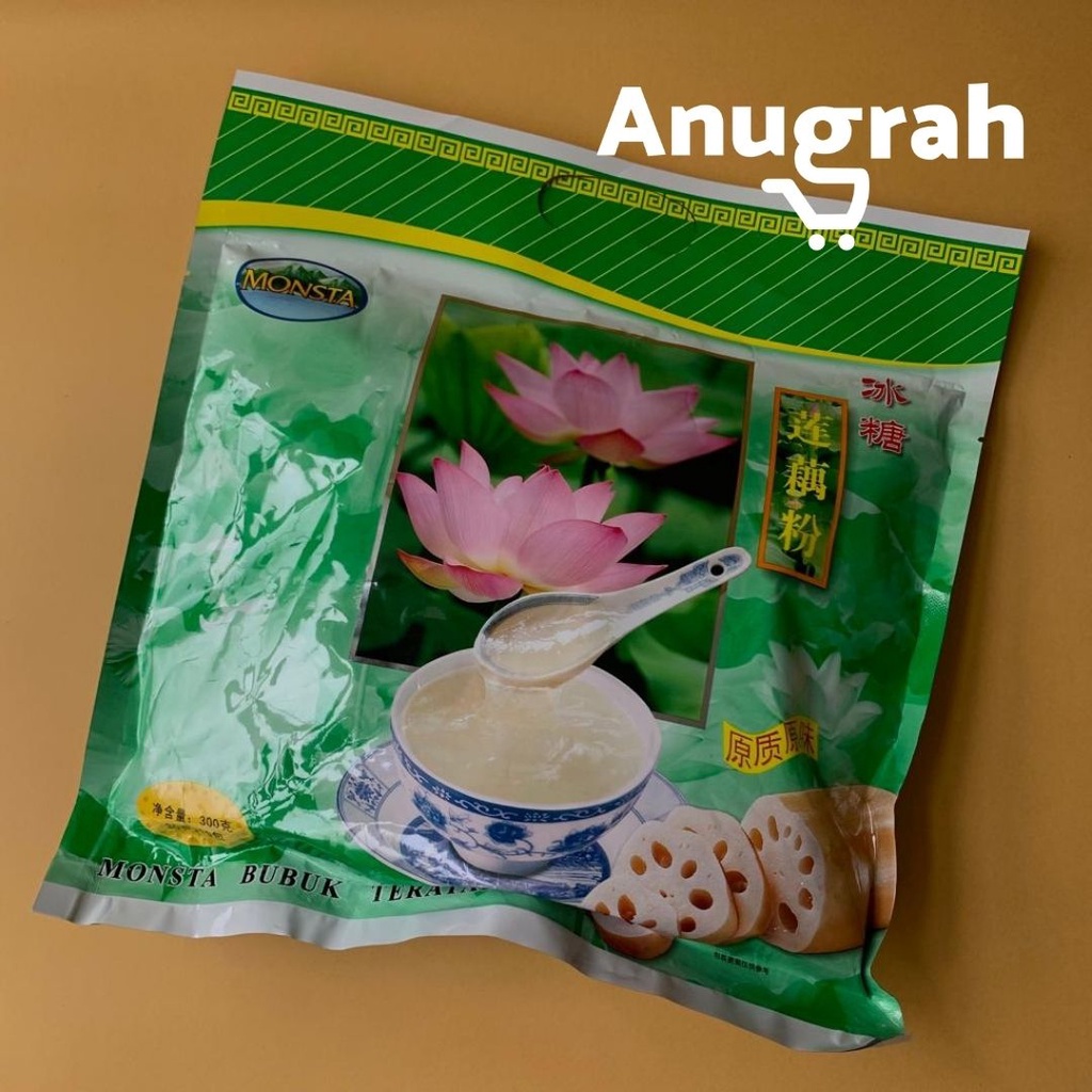 

Monsta Lotus Root Minuman serbuk Pati Akar teratai 300gram