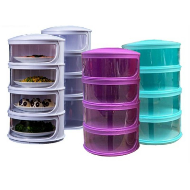 TUDUNG SAJI DIAMOND 4 SUSUN WARNA