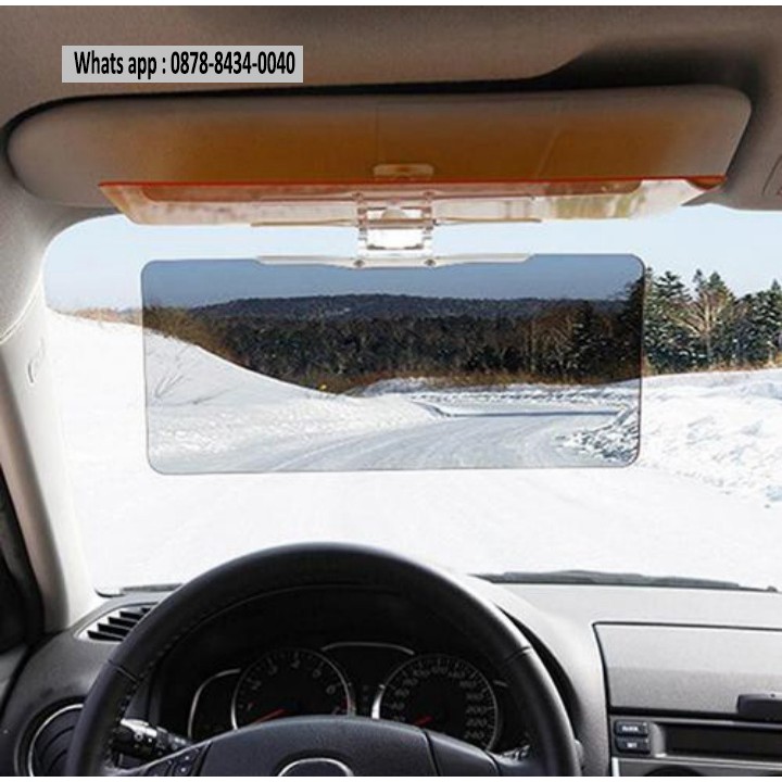 Penghalang Sinar UV Lipat HD Untuk Sun Visor Mobil Anti Glare