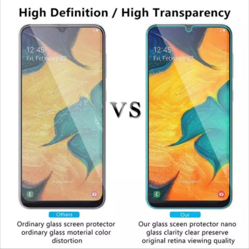 Tempered Glass Samsung A03s Screen Protector Anti Gores Kaca