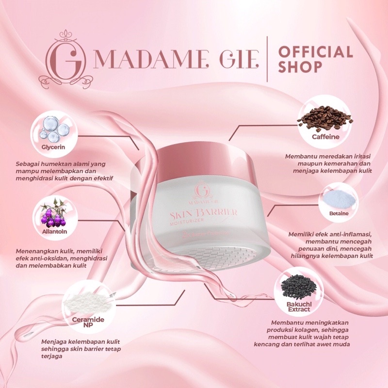 LIZBEAUTY -  [PAKET 2X] Madame Gie Skin Barrier Moisturizer - Skincare