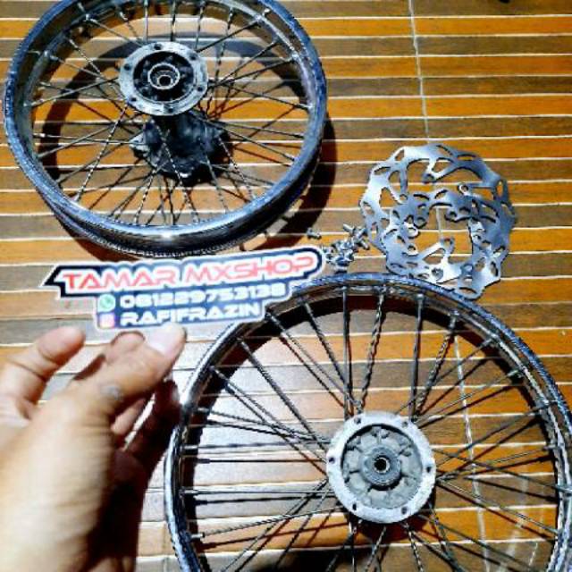 Velg set original klx G tanpa ban Velk KLX S Ring 16 19