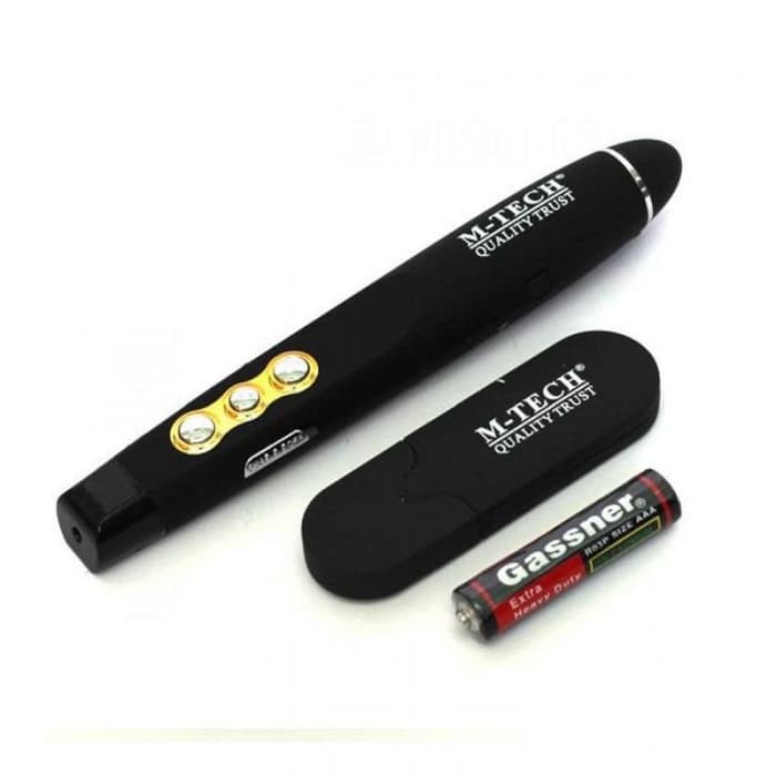 Wireless presenter m-tech black screen Vp Pp-810 - laser pointer mtech vp810 pp810