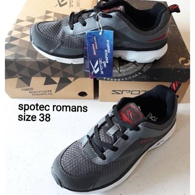 Sepatu sport Spotec romans size 38