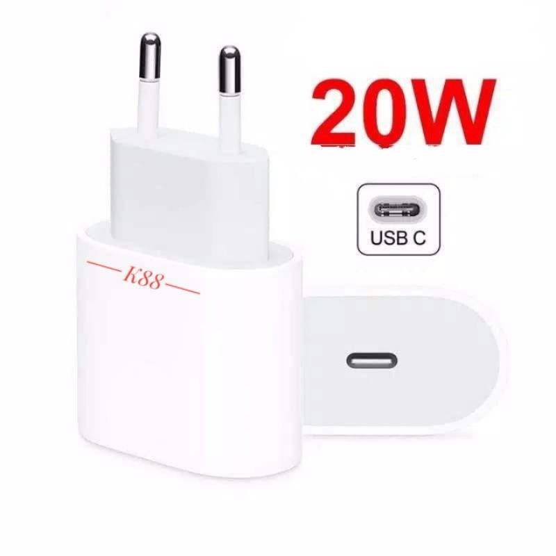 ADAPTOR ADAPTER CHARGER BATOK 20 WATT USB-C KAKI 2