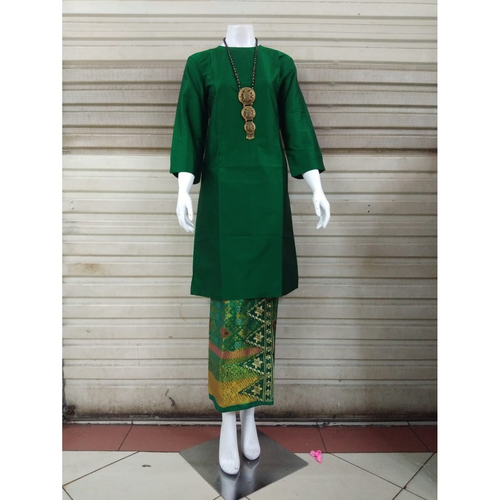 TERBARU SET TUNIK TAFFETA DAN ROK SONGKET / SET TUNIK TAFFETA PREMIUM