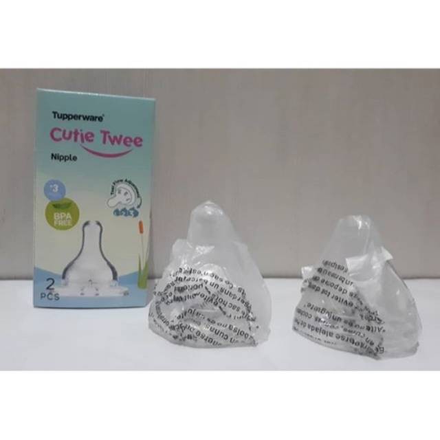 PROMO Tupperware  Cutie Twee Nipple pentil dot botol susu