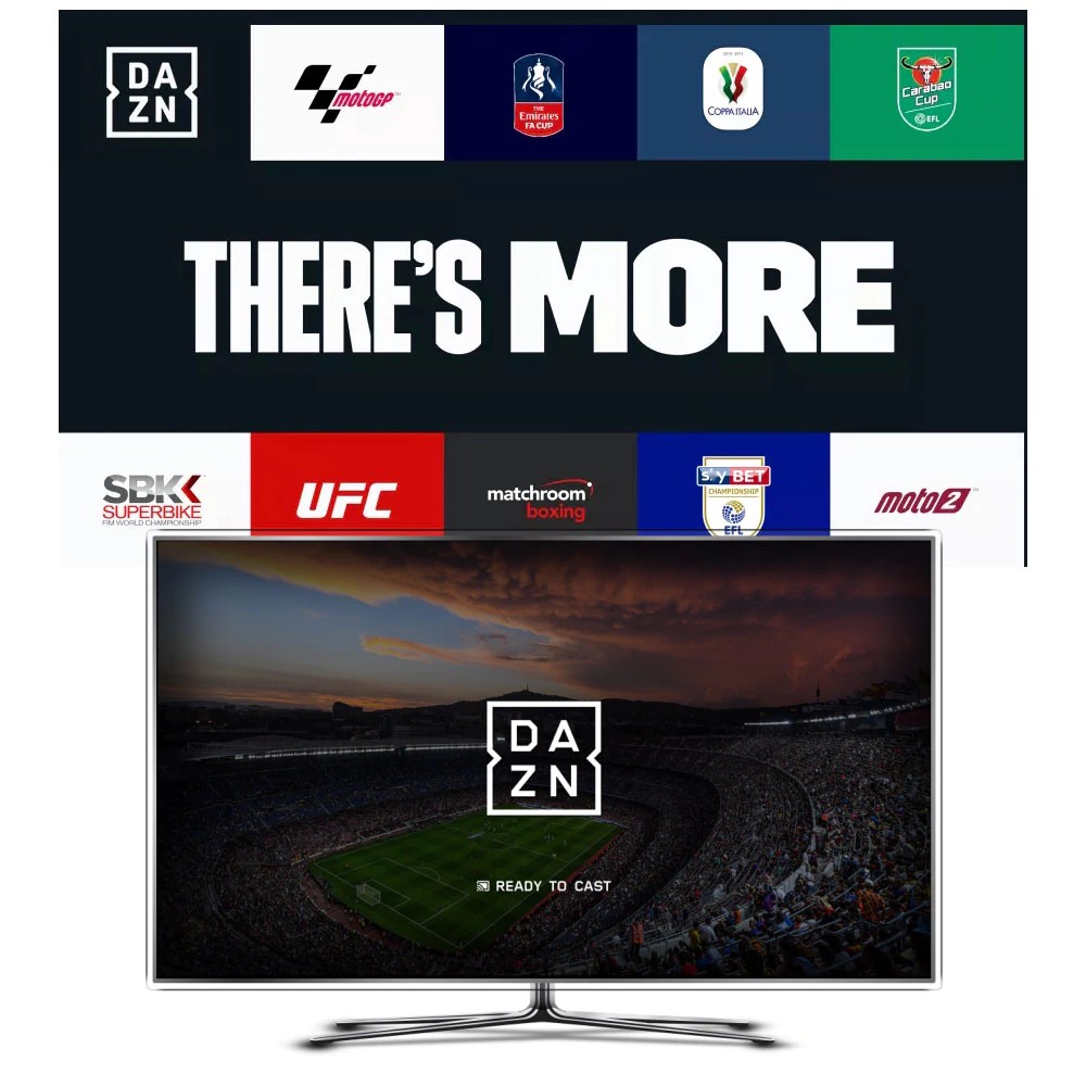 Konektor 1 Month Dazn Account Dazn Spain For Watching Sports And Matches Ufc Moto Football For Shopee Indonesia
