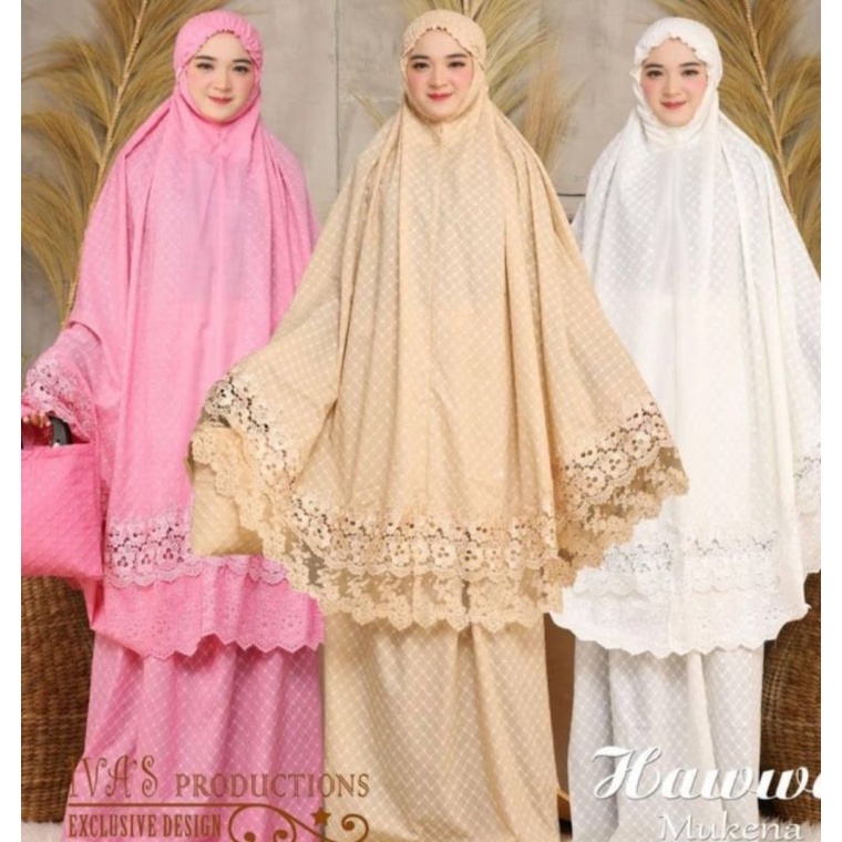 MUKENA HAWWA KATUN PARIS TOTOL WARNA TERBARU