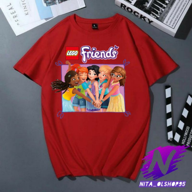 baju Lego friends kaos anak Lego friend karakter terbaru