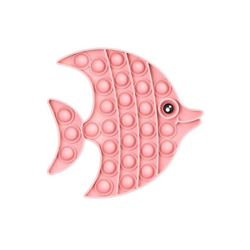 POP IT RAINBOW FIDGET TOYS Mainan Anak Edukasi Murah Pop Its Unicorn New Fidget Push Bubble Kids Kid-IKAN JUMBO