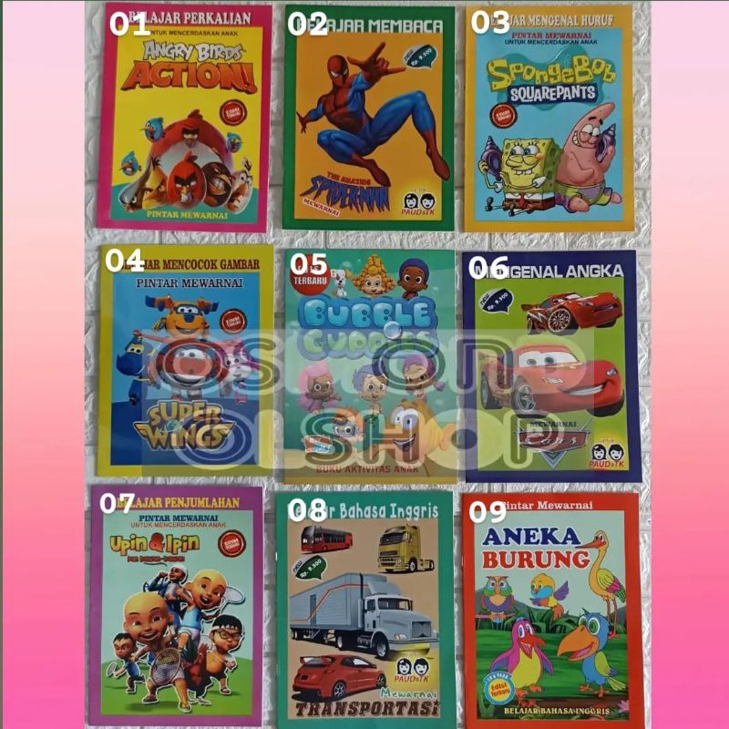 

Buku Mewarnai Anak TK Paud