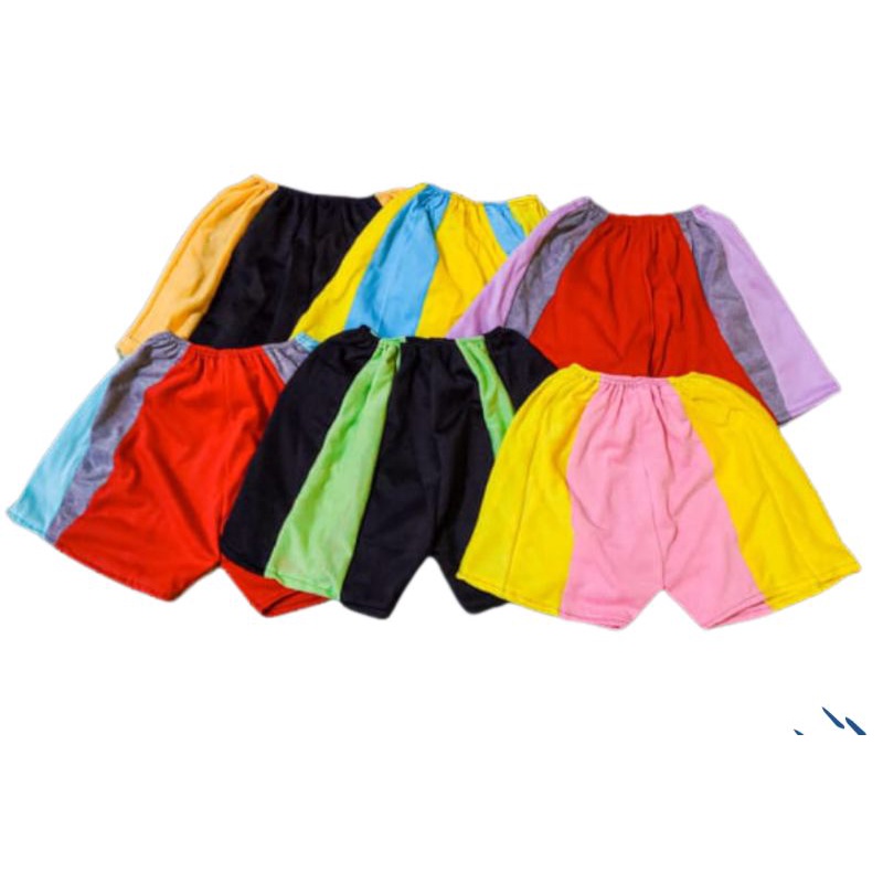 [GROSIR] CELANA PENDEK ANAK WARNA WARNI CEWEK COWOK LAKI LAKI PEREMPUAN USIA 1-2 TAHUN TERMURAH HARI