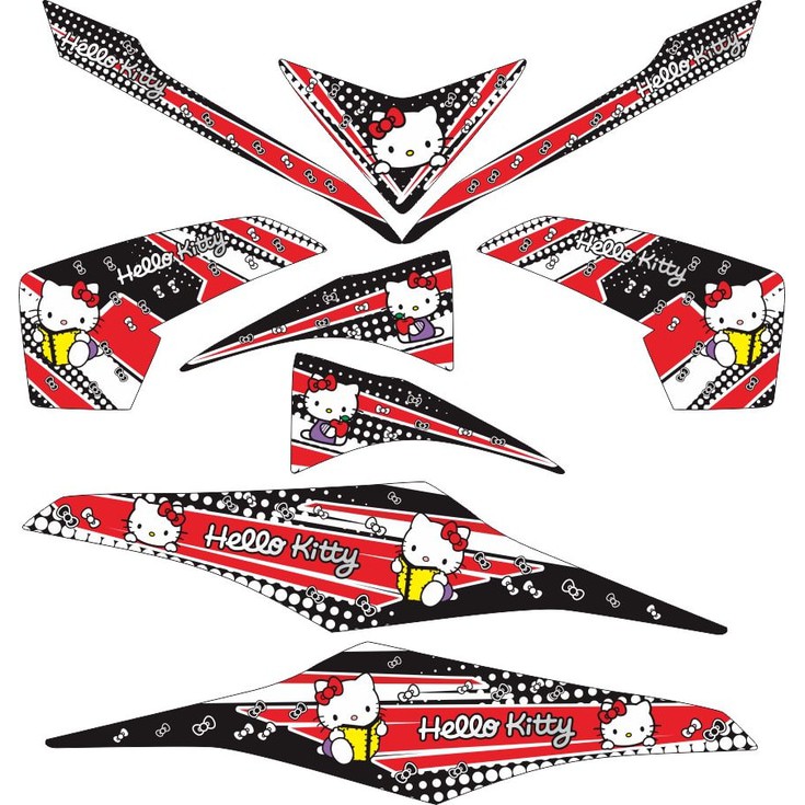 Sticker Mio M3 Striping Hello Kitty v.1