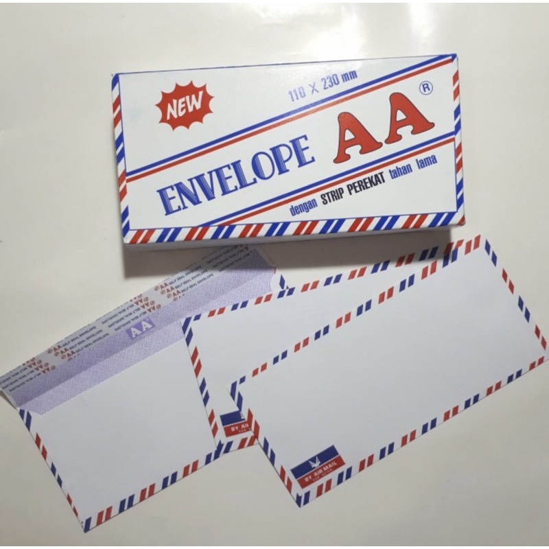 

Amplop airmail AA panjang