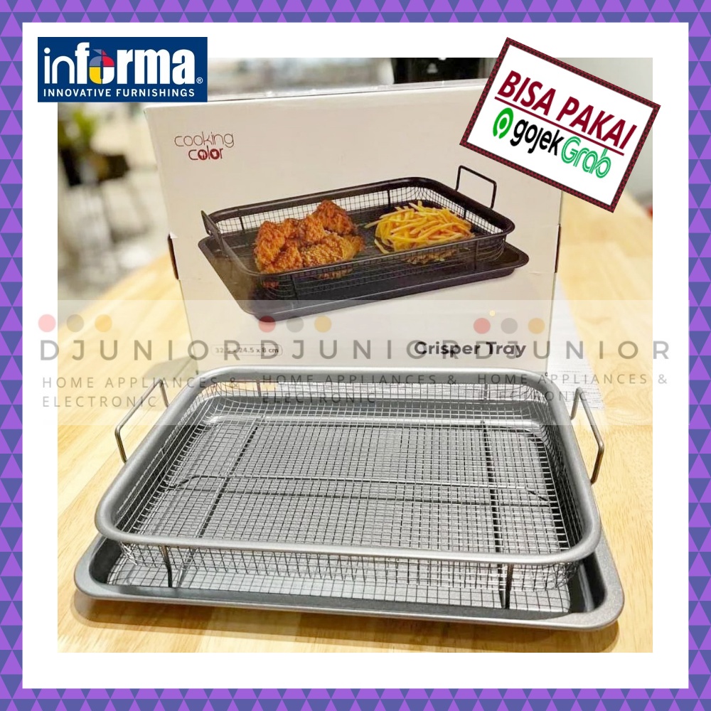 INFORMA - BAKER CRISPER TRAY / TIRISAN GORENGAN KUE / SARINGAN COOLING RACK RAK