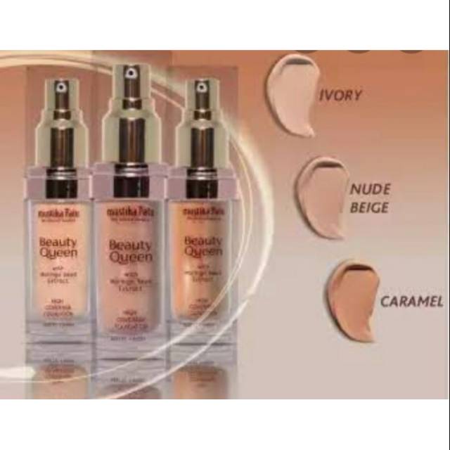 Mustika ratu_High coverage foundation matte finish Caramel