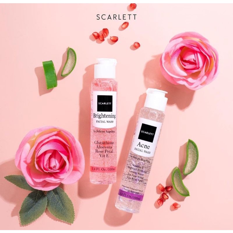 Scarlett Acne dan Brightening Facial Wash Face Wash