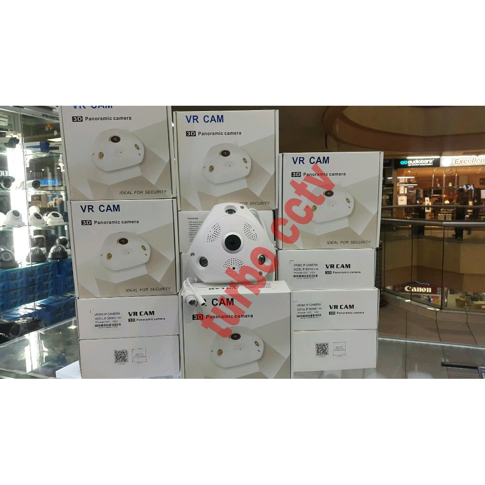 IPCAM  DOME IP VR CAM 3D IP CAMERA VR 360 WIRELESS FISH EGE 360 PANARAMIS LENS CAMERA