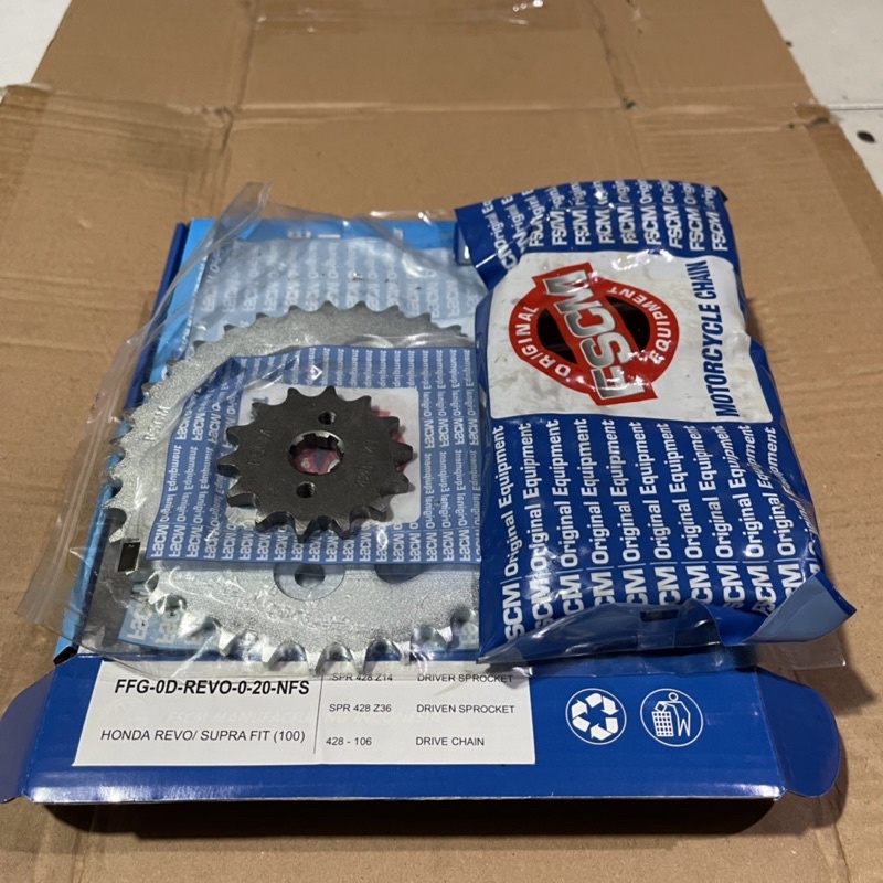 GIR RANTAI/GEAR SET FSCM HONDA REVO
