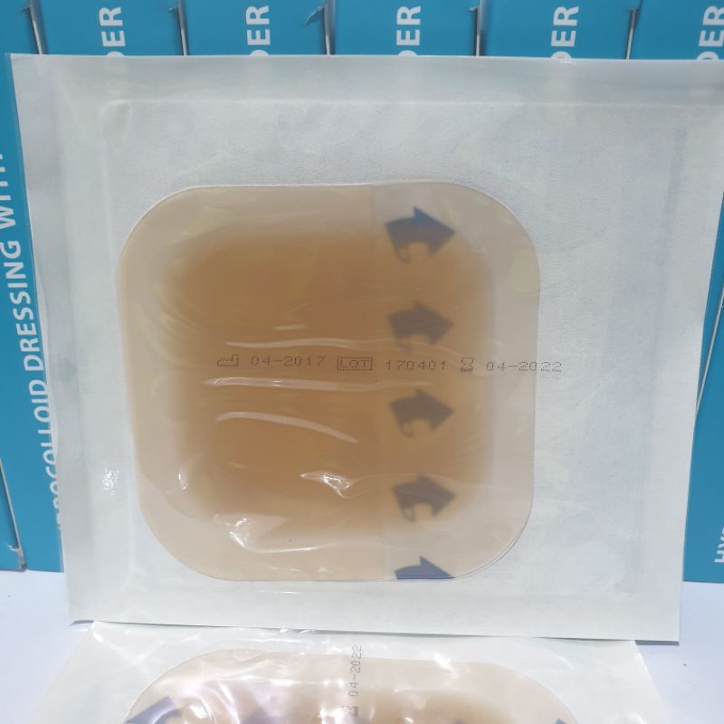 Hydrocolloid Dressing 10cm x 10cm Hydrocolloid Foam Dressing Hydrocolloid With Border DuoDerm