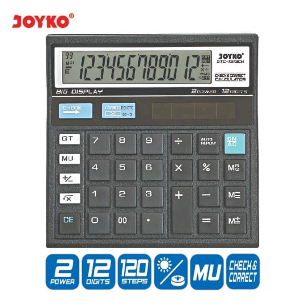 

Calculator / Kalkulator Joyko DTC-1313CH / 12 Digits / Check Correct